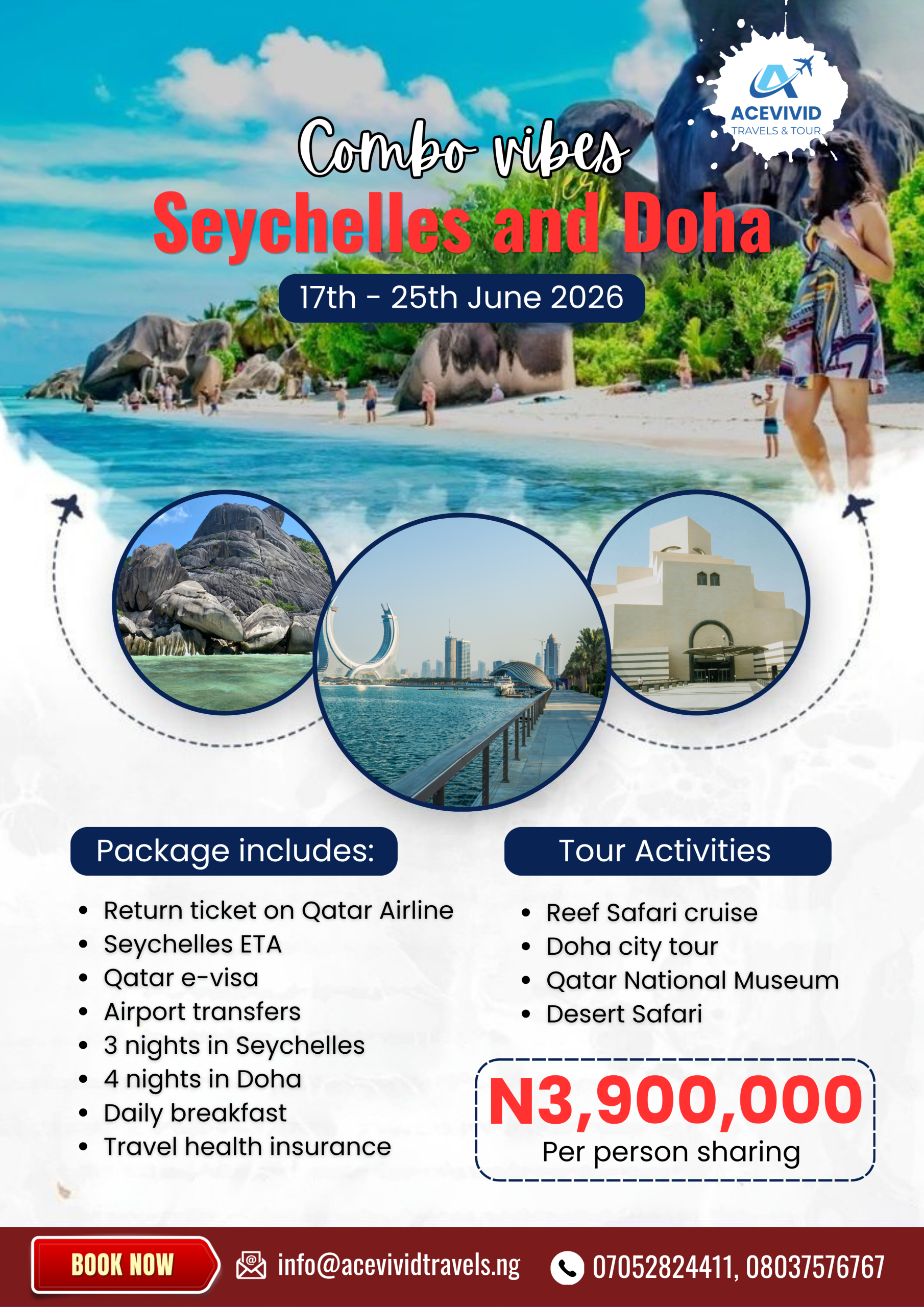 Seychelles and Doha Package