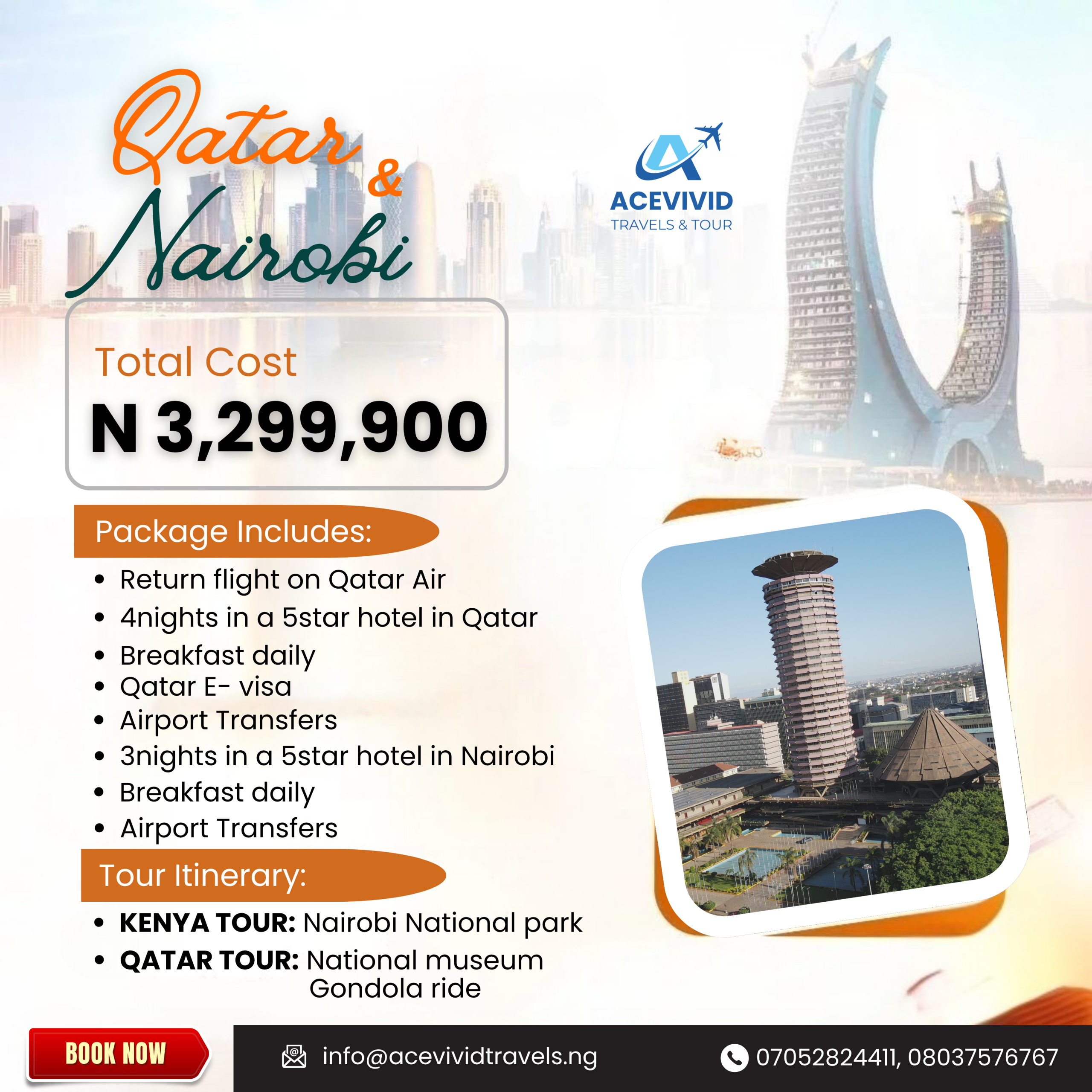 Qatar Nairobi Package